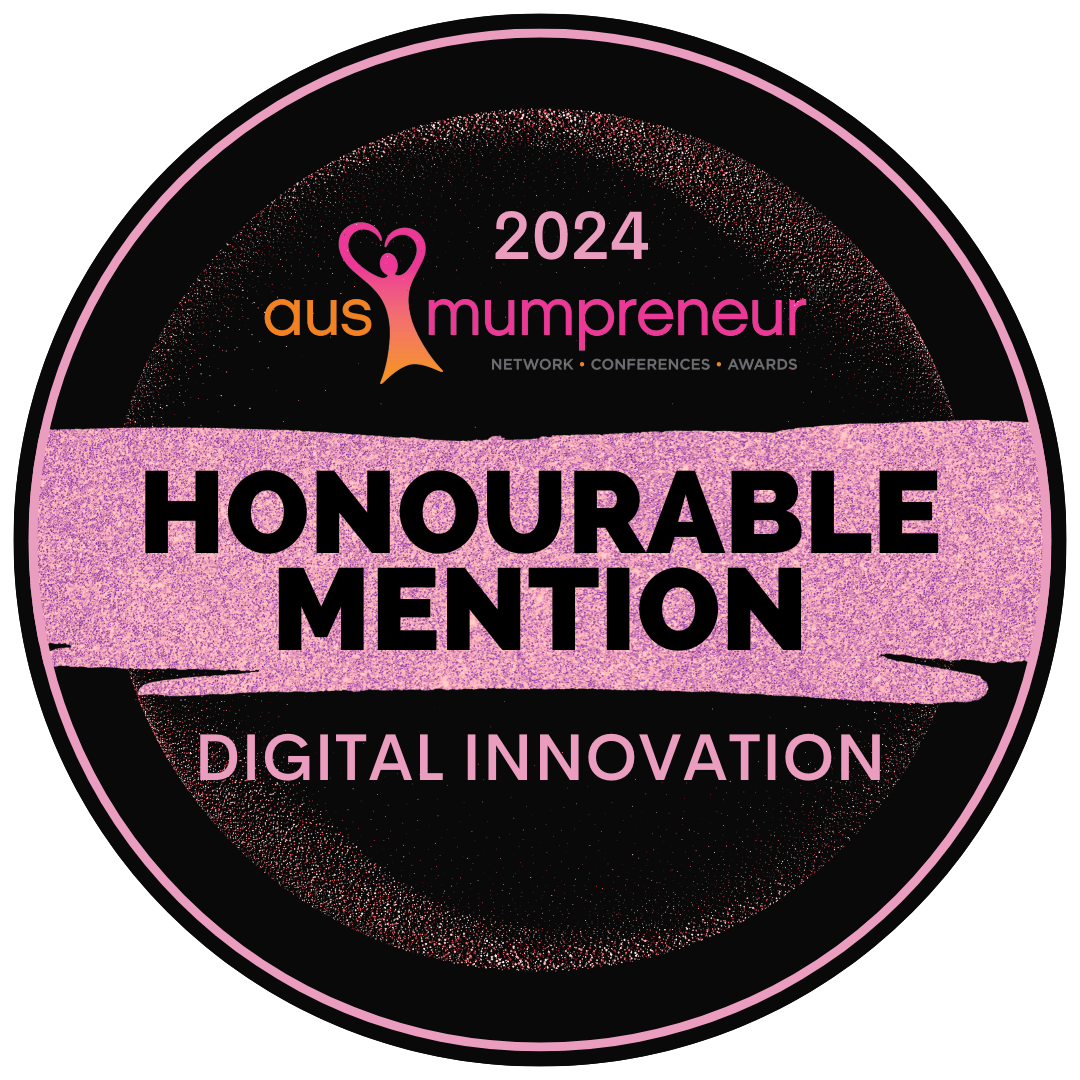 SEO Digital Innovation - Honourable Mention - Ausmumpreneur Awards 2024 SEO Digital Innovation - Honourable Mention - Ausmumpreneur Awards 2024