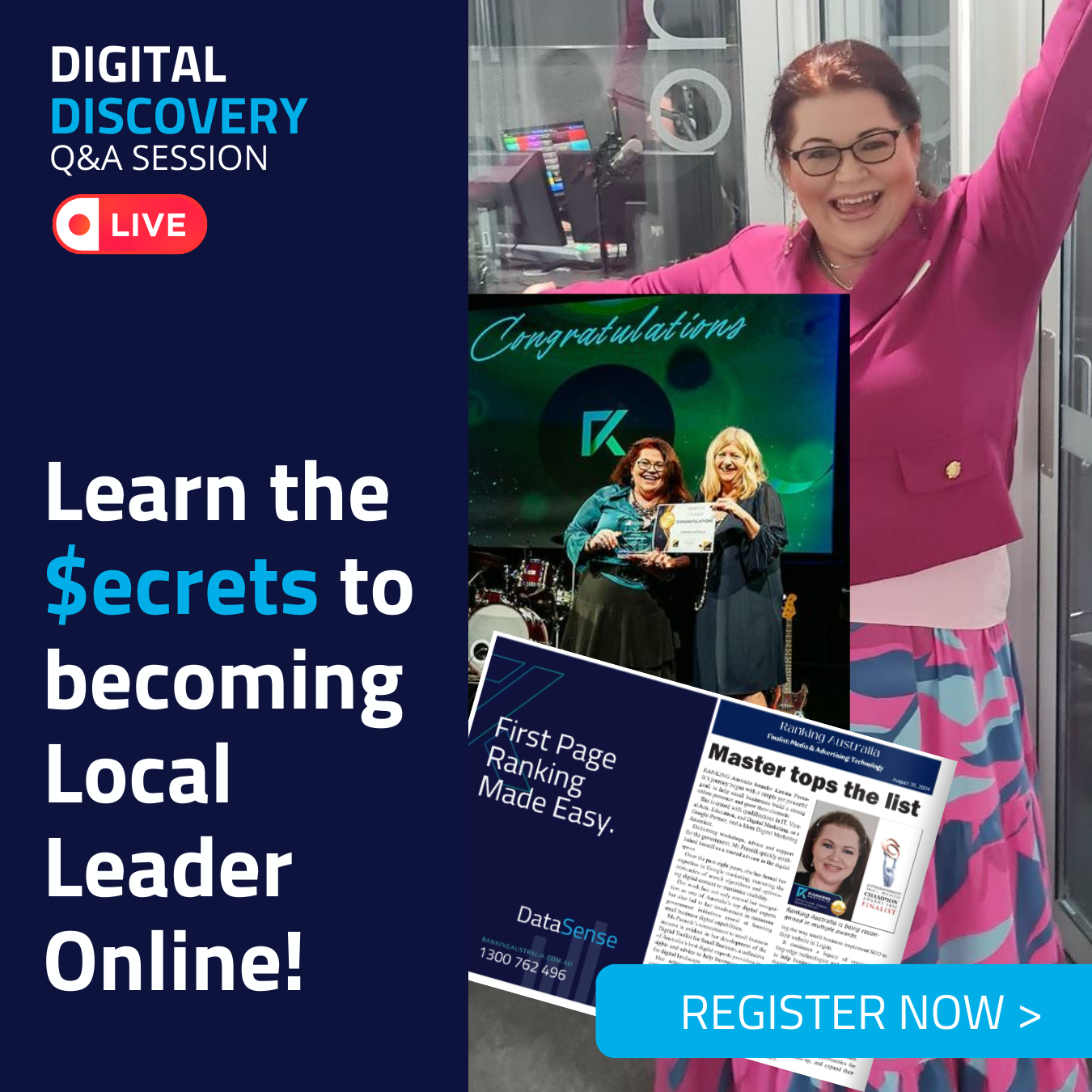 Digital Discovery LIVE Q&A Session (Single Event Ticket)
