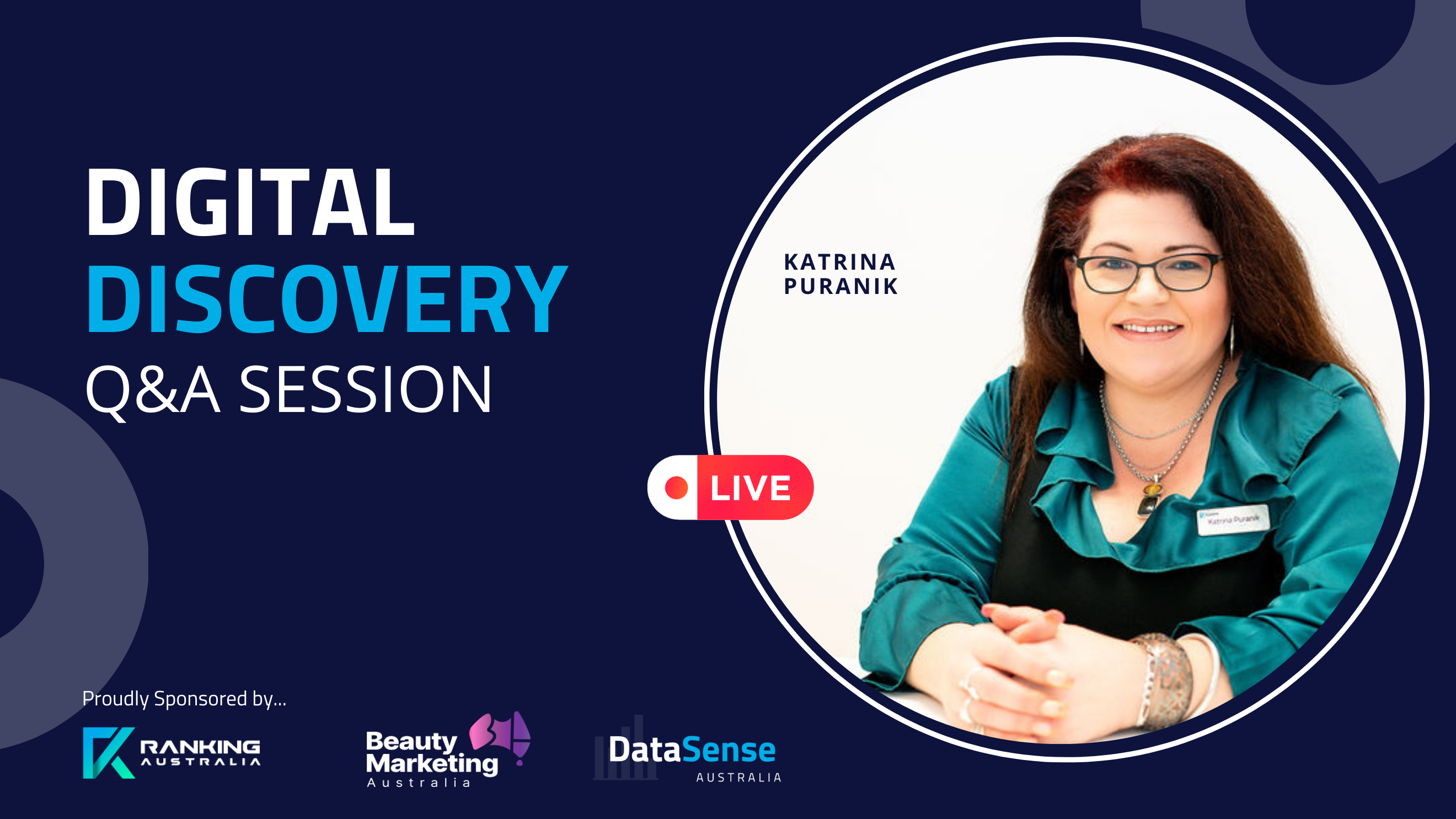 Digital Discovery LIVE Q&A Session (Single Event Ticket)