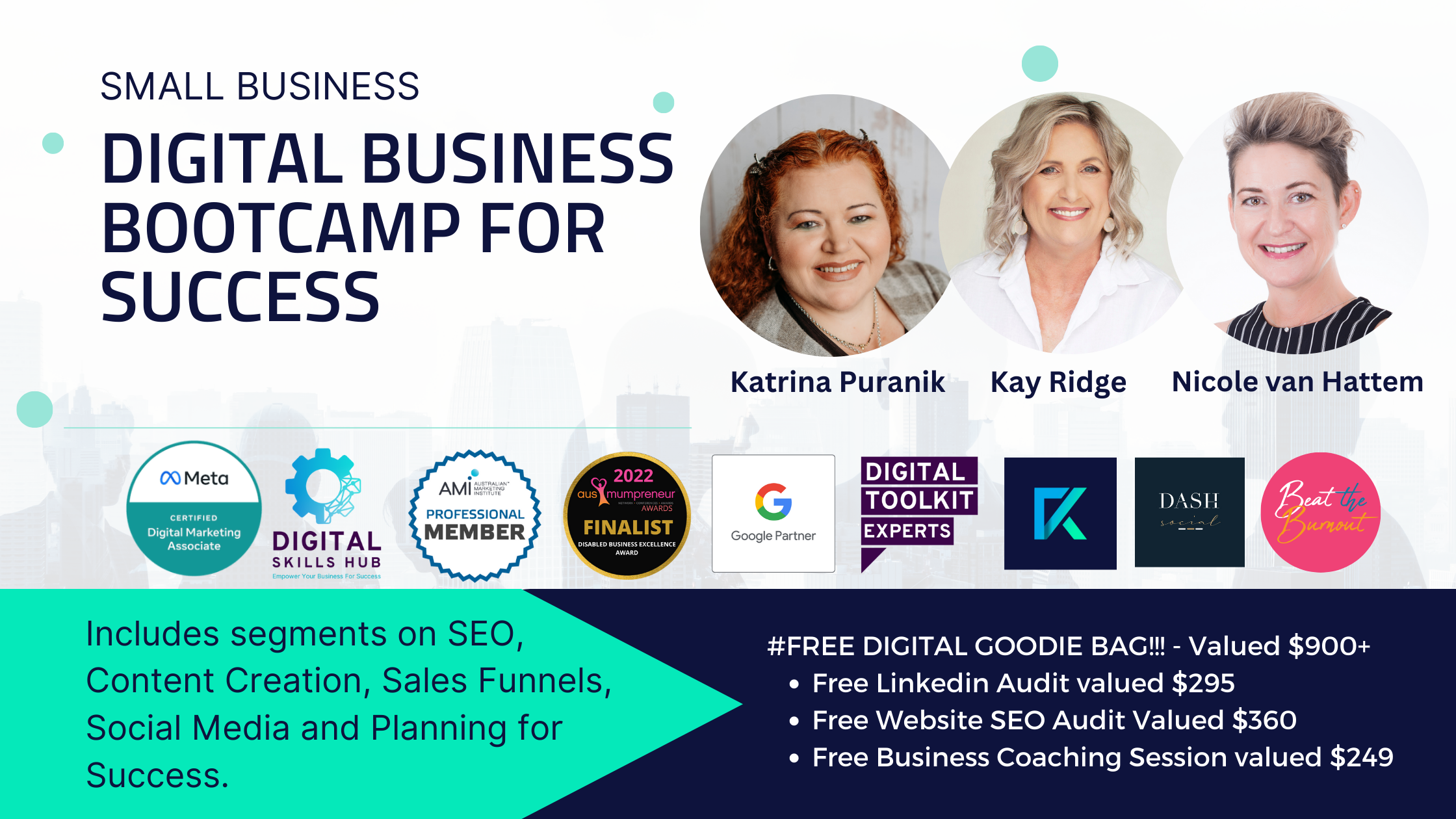 Small Business Workshop Digital Business  Bootcamp For Success