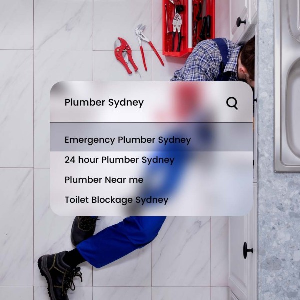 local seo sydney - keyword optimisation of google business services - plumber sydney